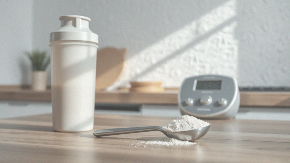 Ile kalorii dostarcza porcja odżywki białkowej?
