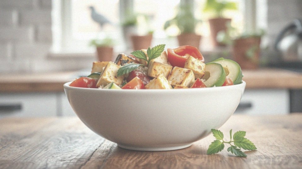 Jak przygotować sycący bowl z halloumi na lunch?