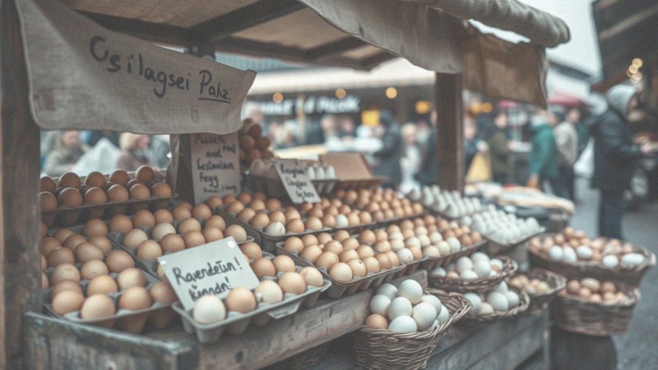 Jakie są ceny jajek w sklepach i na targowiskach?
