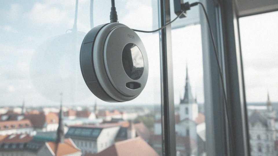 Jak zabezpieczyć robota do mycia okien przed upadkiem?