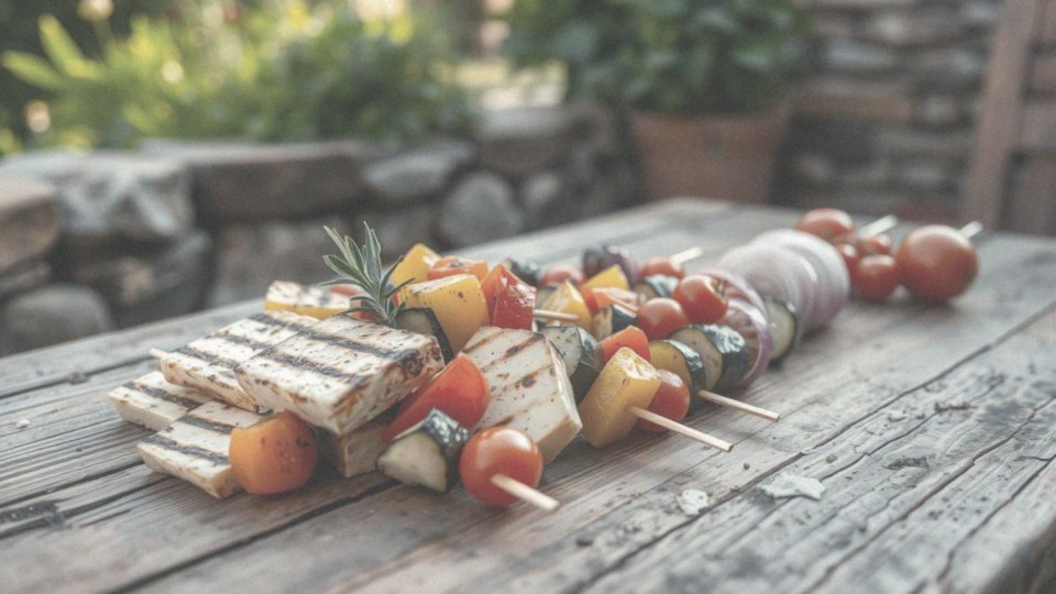 Jakie grillowane warzywa najlepiej współgrają z grillowanym serem halloumi?