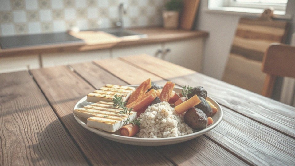 Jakie przepisy na dania główne z halloumi można stosować?