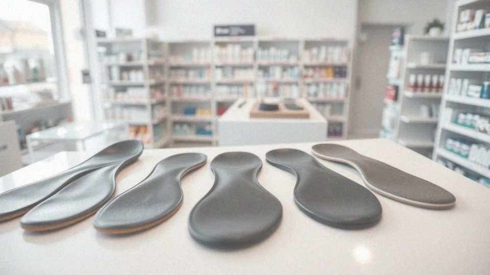 Jakie są różne rodzaje wkładek na płaskostopie dostępne na rynku?