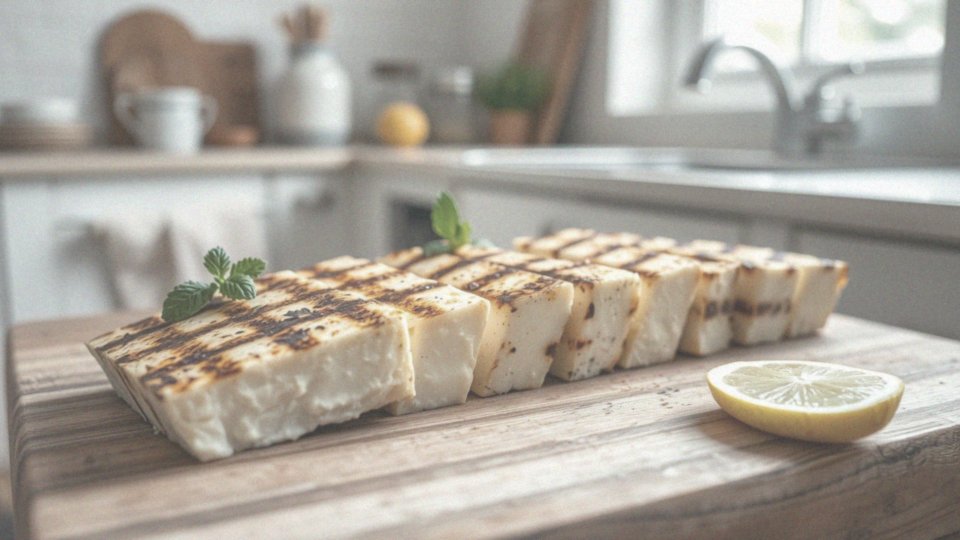 Jak wygląda ser halloumi po usmażeniu?